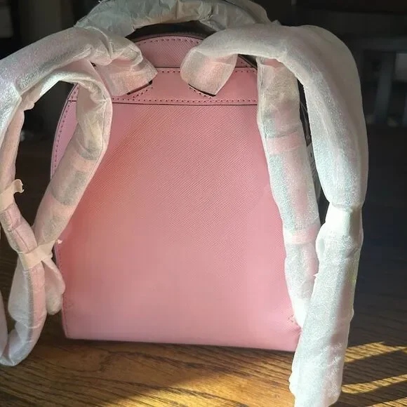 Kate Spade mini backpack NWT $299 pink saffiano pvc - Picture 4 of 4